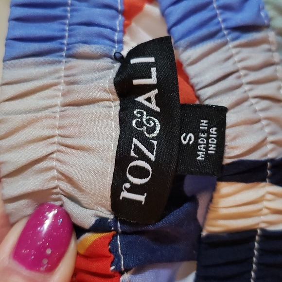 Roz & Ali Colorful Floral Maxi Skirt - Picture 3 of 3